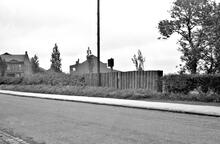 Lancaster Canal Company, Preston & Walton Summit Tramroad. Site of level crossing over Brownedge Road. 6 June 1936 (12)
