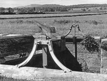 Tewitfield, Lock 1 — top ground paddle gear  (1957)  [212751]