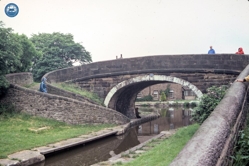 Bridge No.1 at the junction with the Peak Forest Canal. 1978