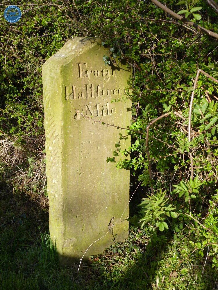 Milepost at Scholar Green, Macclesfield Canal, 28 Apr 2016