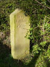 Milepost at Scholar Green, Macclesfield Canal, 28 Apr 2016