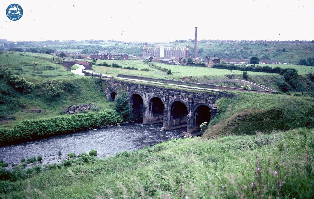 Prestolee Aqueduct. July 1981