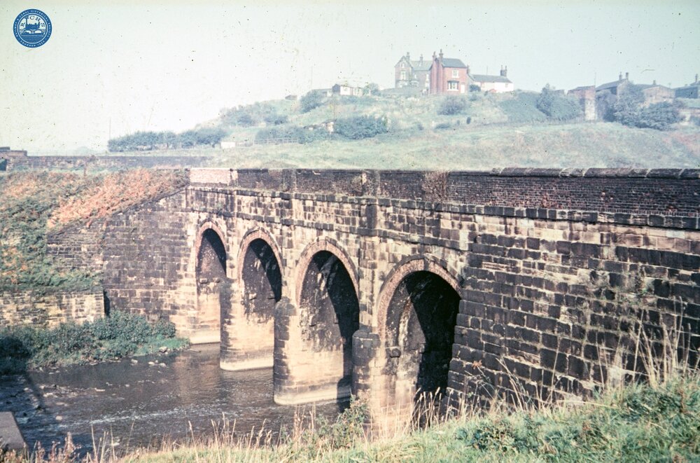 Prestolee Aqueduct. October 1970