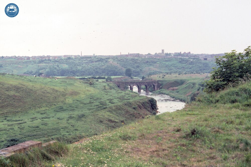 River Irwell and Prestolee Aquduct. July 1978