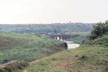River Irwell and Prestolee Aquduct. July 1978