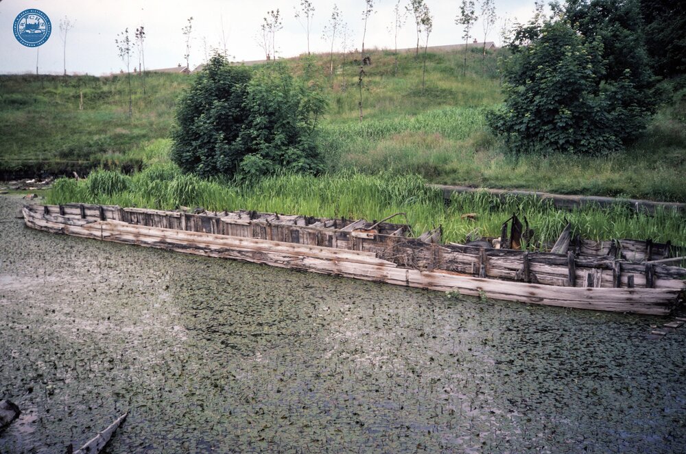 Abandoned Narrowboat. July 1981