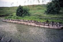 Abandoned Narrowboat. July 1981