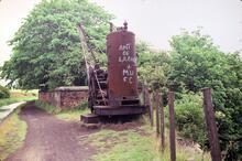 Steam Crane East of Ladyshore. July 1978