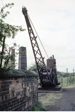 Steam Crane East of Ladyshore. July 1981