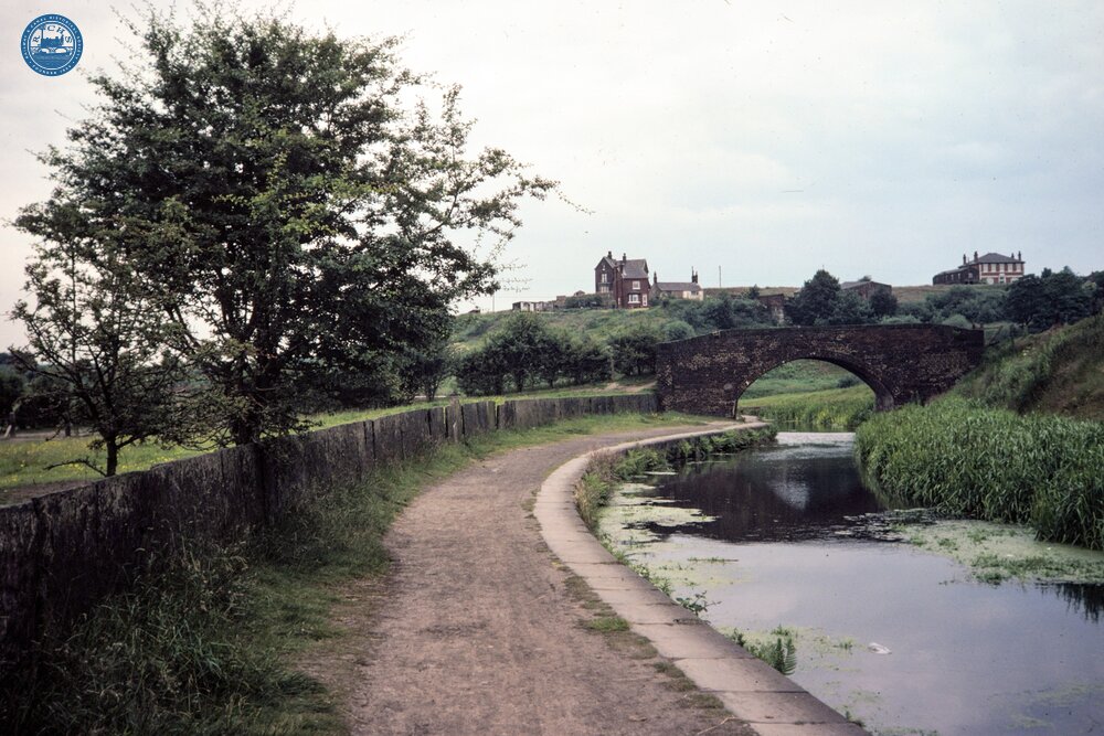 Silver Hill Bridge and Nob End. July 1981