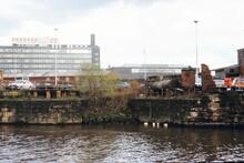 Manchester & Salford Junction Canal entrance from the River Irwell.