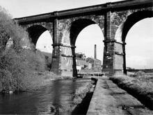 Sankey Viaduct. 30 April 1972