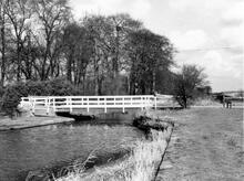 Lodge Lane Swing Bridge. 26 March 1972