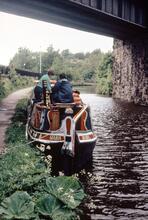 Railway bridge between Marple Bottom Lock and Marple Aqueduct