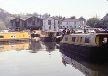 Whaley Bridge Basin and Transhipment Warehouse. April 1981