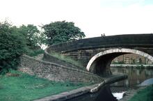 Roving bridge at the junction with the Macclesfield Canal
