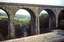 Marple Viaduct & Aqueduct. 10 October 1982