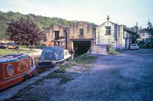 Canal Transhipment Warehouse at the Whaley Bridge Canal Terminus. 20 May 1987
