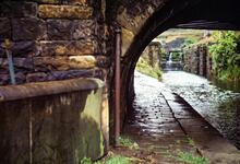 Roller protecting bridge in Todmorden.