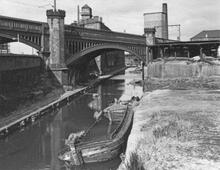 Looking west from Deansgate Tunnel. 1 August 1971