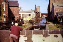 Castlefield, Manchester. Castle Street Bridge Lock. 17 May 1980