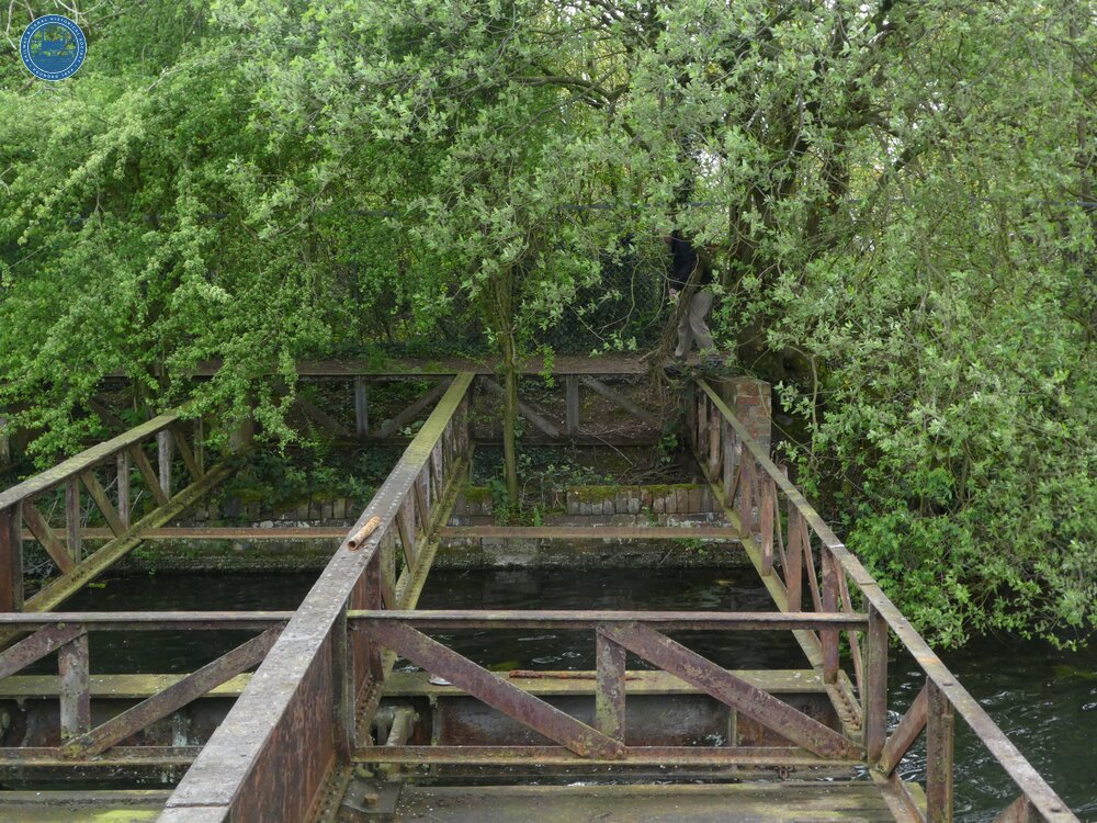 Ulverston Canal Rolling Bridge Mechanism. 27 April 2019