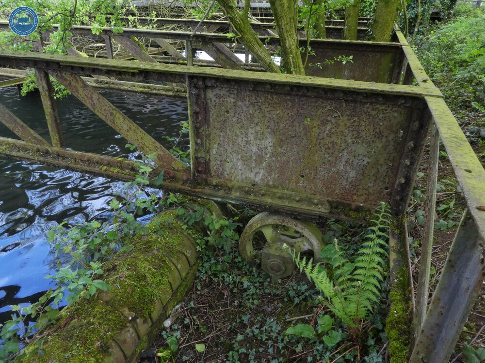 Ulverston Canal Rolling Bridge Mechanism. 27 April 2019