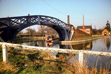 Bridge over Hawkesbury Junction. March 1976