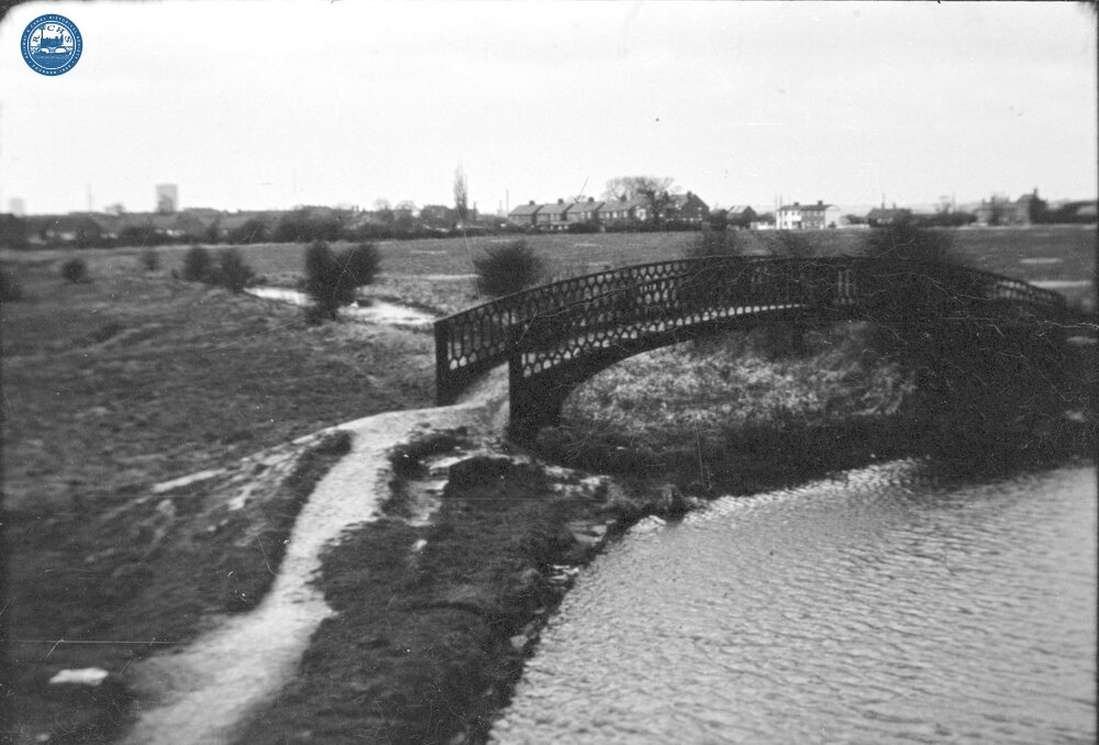 Bridge over the southern junction of the Wyken New Colliery Loop. c.1969