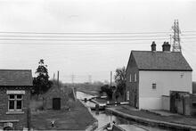 Hawkesbury Junction Stop lock.  April 1973 