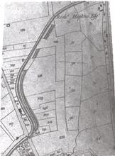 Tithe map of the section between Hawkesbury and Longford Junction. Circa 1840