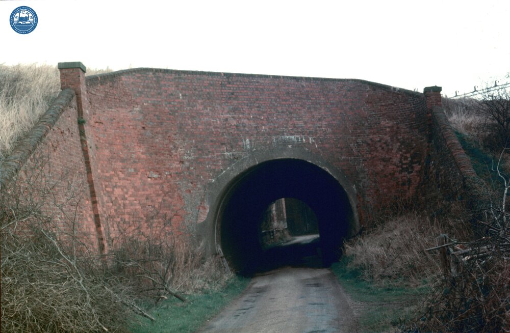 Hopsford Hall Aqueduct.  April 1973. 