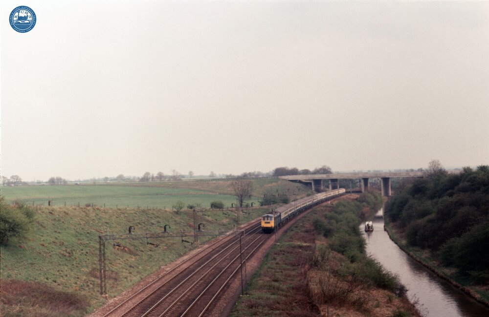 Nettle Hill cutoff from Bridge 24. May 1973