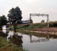 Train near Stretton Stop. August 1973