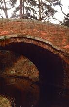 Bridge 56 on old loop, Rugby. March 1973.  