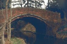 Bridge 56 on old loop, Rugby. March 1973.  