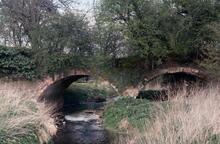 Old River Swift aqueduct, Cosford. May 1973.