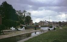COLESHILL & CYGNUS approaching Hillmorton Bottom Lock. September 1965