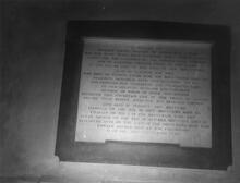 Plaque in church at Dunchurch to Richard Tawney of Oxford Engineer & Agent to Oxford Canal Company