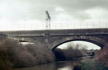 Hillmorton. London & Birmingham railway bridge. April 1973. 