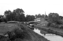 012005  Oxford Canal junction with Grand Union canal at Braunston. Double bridges 93 & 94. 06 August 1975