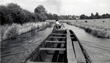 Admiral and Mosquito travelling back from Banbury, between Napton Jnc and Braunston Jcn. August 1953 