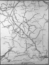 Map of Canals and Railways. 1855