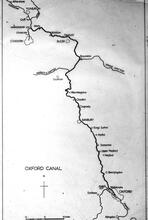 Map of the Oxford Canal