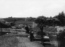Napton Locks August 1971.