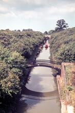 Turnover Bridge in Fenney Compton 'Tunnel' September 1976