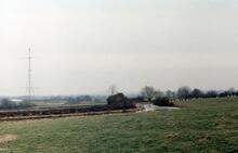 Summit landscape with mast. March 1973