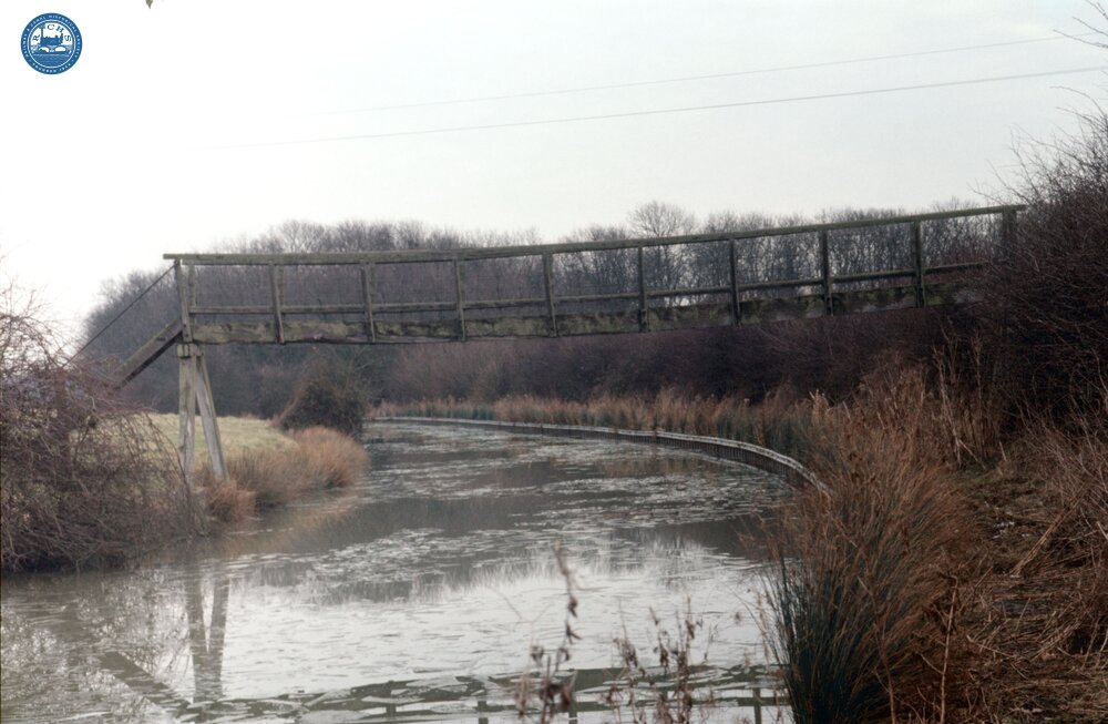 One Beam Footbridge, No. 131A. February 1973