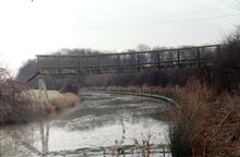 One Beam Footbridge, No. 131A. February 1973