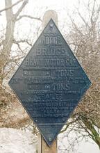 Summit level, bridge weight restriction. February 1973